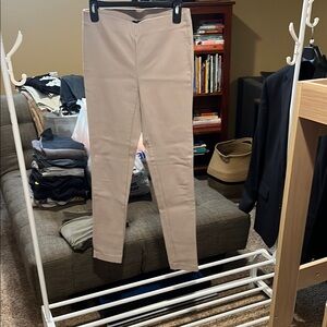 Chic Tan Slim-Fit Pants